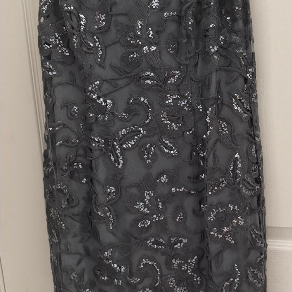 White House Black Market Black Sequin Pencil Skirt